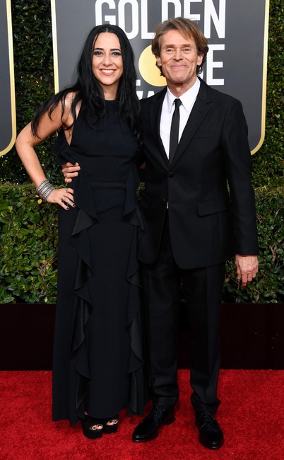 Giada Colagrande, Willem Dafoe, 2019 Golden Globes, Couples
